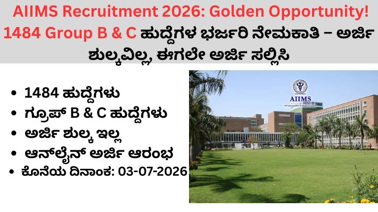 AIIMS Recruitment 2026
