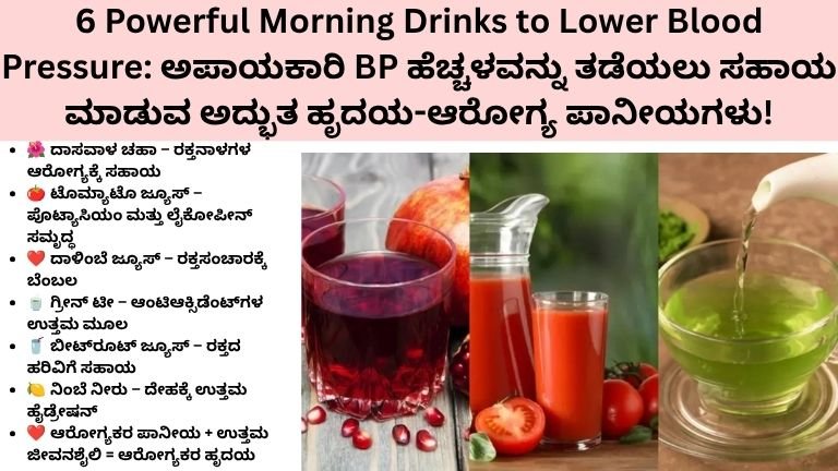 Morning Drinks to Lower Blood Pressure