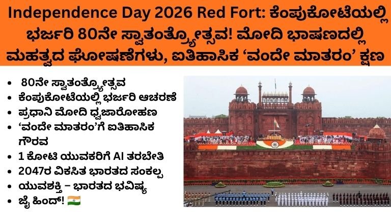 Independence Day 2026 Red Fort