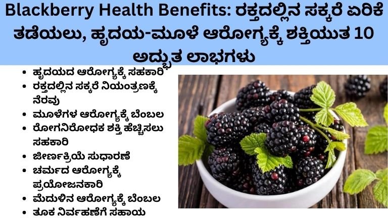 Blackberry Health Benefits